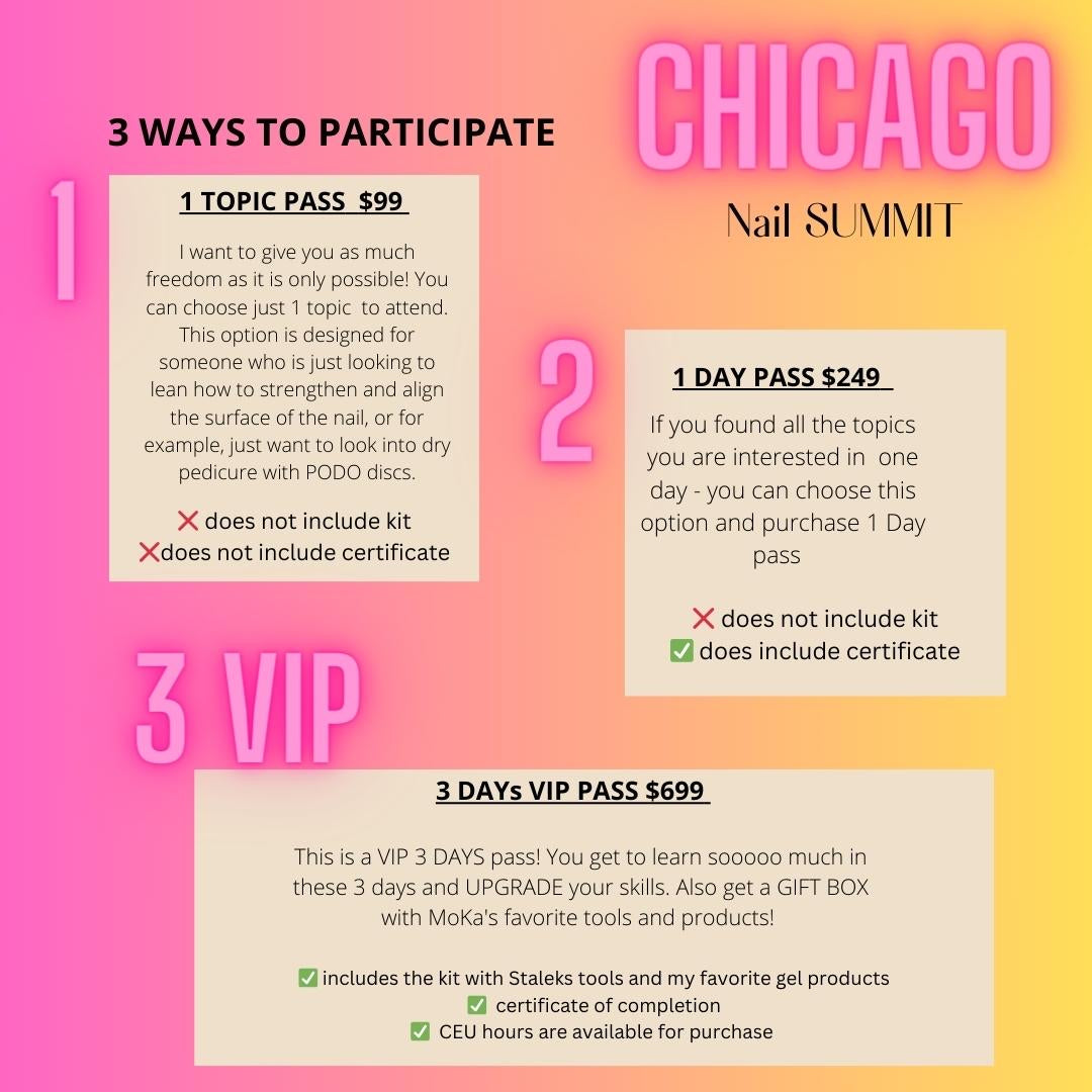 CHICAGO NAIL SUMMIT NOVEMBER 1113 MoKa Nail Club