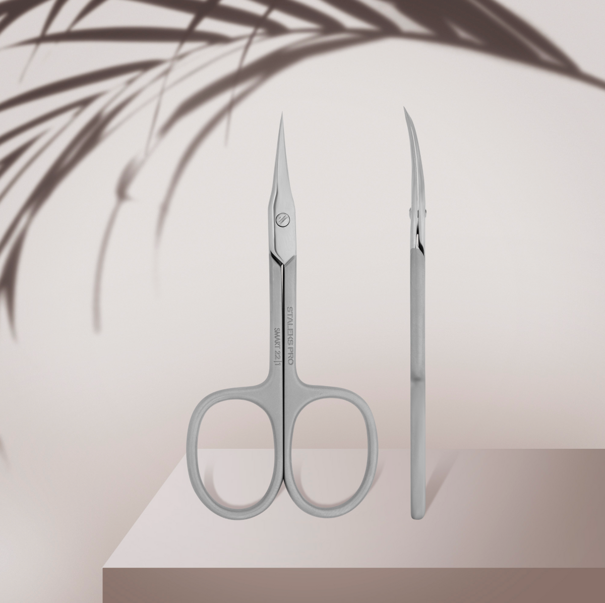 Hans Kniebes 2-in-1 Nail Scissors with Blades for Cuticles Stainless Steel