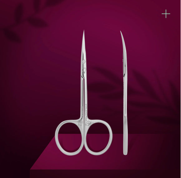 Professional cuticle scissors EXCLUSIVE 10 TYPE 1 (21 mm) (Zebra)